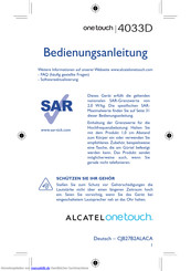 Alcatel one touch 4033D Bedienungsanleitung
