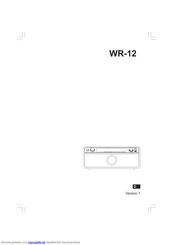 Sangean WR-12 Bedienungsanleitung