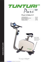 Tunturi Pure U bike 4.1 Betriebsanleitung