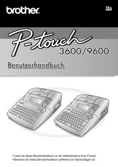 Brother PT-3600 Benutzerhandbuch