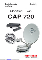 Kathrein MobiSet 3 Twin CAP 720 Originalbetriebsanleitung