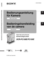 Sony Handycam DCR-PC108E Bedienungsanleitung