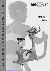 Maxxus BX 8.0 Bike Montageanleitung Und Bedienungsanleitung