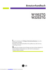 LG W2252TG Benutzerhandbuch