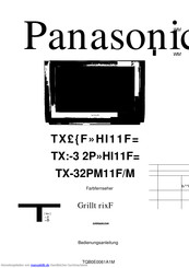 Panasonic TX-28PM11F Bedienungsanleitung