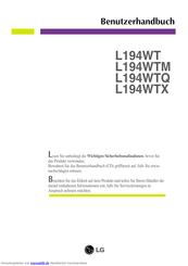 LG L194WTM Benutzerhandbuch