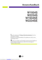 LG W1934S Benutzerhandbuch
