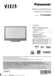 Panasonic TH-H42Z8A Bedienungsanleitung