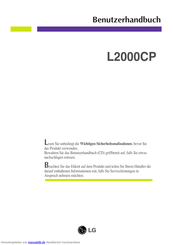 LG L2000CP Benutzerhandbuch