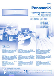Panasonic CU3E18JBE Bedienungsanleitung