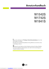 LG W1542S Benutzerhandbuch