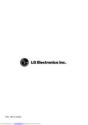 LG WD-143605TD Bedienungsanleitung