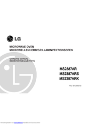 LG MS2387ARK Bedienungsanleitung