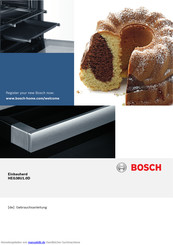 Bosch HEG38U1.0D Edelstahl Einbauherd Gebrauchsanleitung