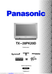 Panasonic TX-28PK20D Bedienungsanleitung