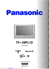 Panasonic TX-28PL1D Bedienungsanleitung