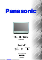 Panasonic TX28PK3D Bedienungsanleitung