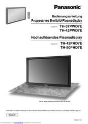 Panasonic TH50PHD7EK Bedienungsanleitung
