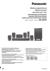 Panasonic SCXH70EG Bedienungsanleitung