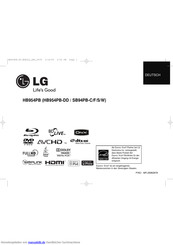 LG SB94PB-S Bedienungsanleitung