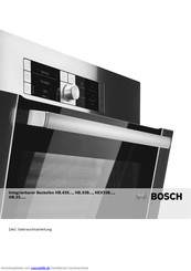 Bosch HEV33B Serie Gebrauchsanleitung