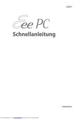 Asus Eee PC 904HD Schnellstartanleitung