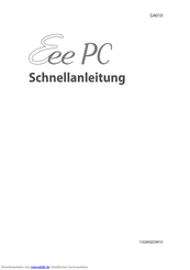 Asus Eee PC 900A Schnellstartanleitung