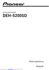Pioneer DEH-5200SD Bedienungsanleitung