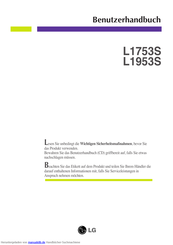 LG L1753S Benutzerhandbuch