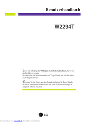 LG W2294T Benutzerhandbuch