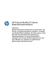 HP ProLiant BL490c G7 Benutzerhandbuch