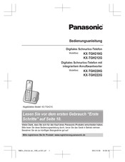 Panasonic KXTGH212G Bedienungsanleitung