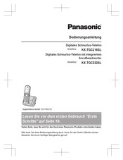 Panasonic KXTGC222SL Bedienungsanleitung