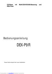 Pioneer DEX-P9R Bedienungsanleitung