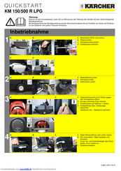 Kärcher KM 150-500 R Lpg Kurzanleitung