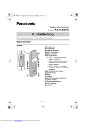 Panasonic KX-TCD210G Kurzanleitung