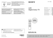 Sony BRAVIA KDL-32EX700 Bedienungsanleitung