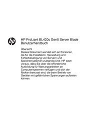 HP ProLiant BL420c Gen 8 Benutzerhandbuch