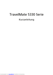 Acer TravelMate 5330 Serie Kurzanleitung
