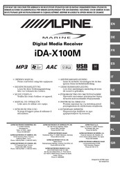 Alpine IDA-X100M Bedienungsanleitung