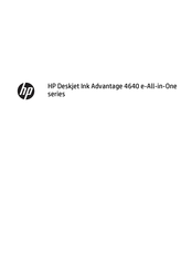 HP Deskjet Ink Advantage 4640 Series Handbuch