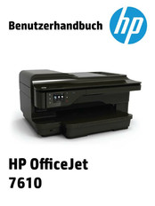 HP Officejet 7610 Wide Format Benutzerhandbuch