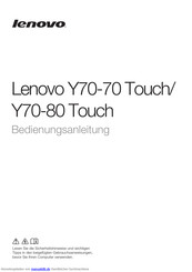 Lenovo Y70-80 Touch Bedienungsanleitung