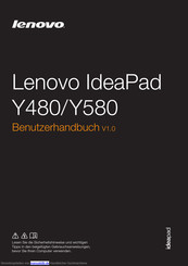 Lenovo IdeaPadY580 Benutzerhandbuch