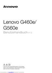Lenovo G560e Benutzerhandbuch