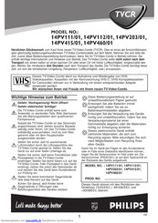 Philips 14PV460/01 Bedienungsanleitung