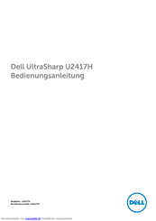 Dell UltraSharp U2417Ht Bedienungsanleitung