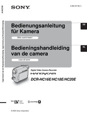 Sony Handycam DCR-HC16E Bedienungsanleitung