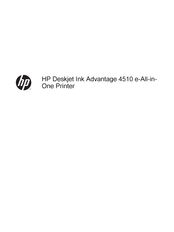 HP Deskjet Ink Advantage 4510 Handbuch