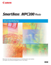 Canon SmartBase MPC200 Photo Grundlegende Anleitung